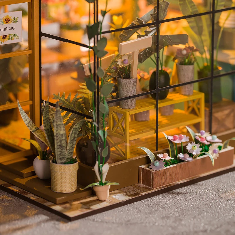 DIY Miniature Flower House – Handmade 3D Puzzle