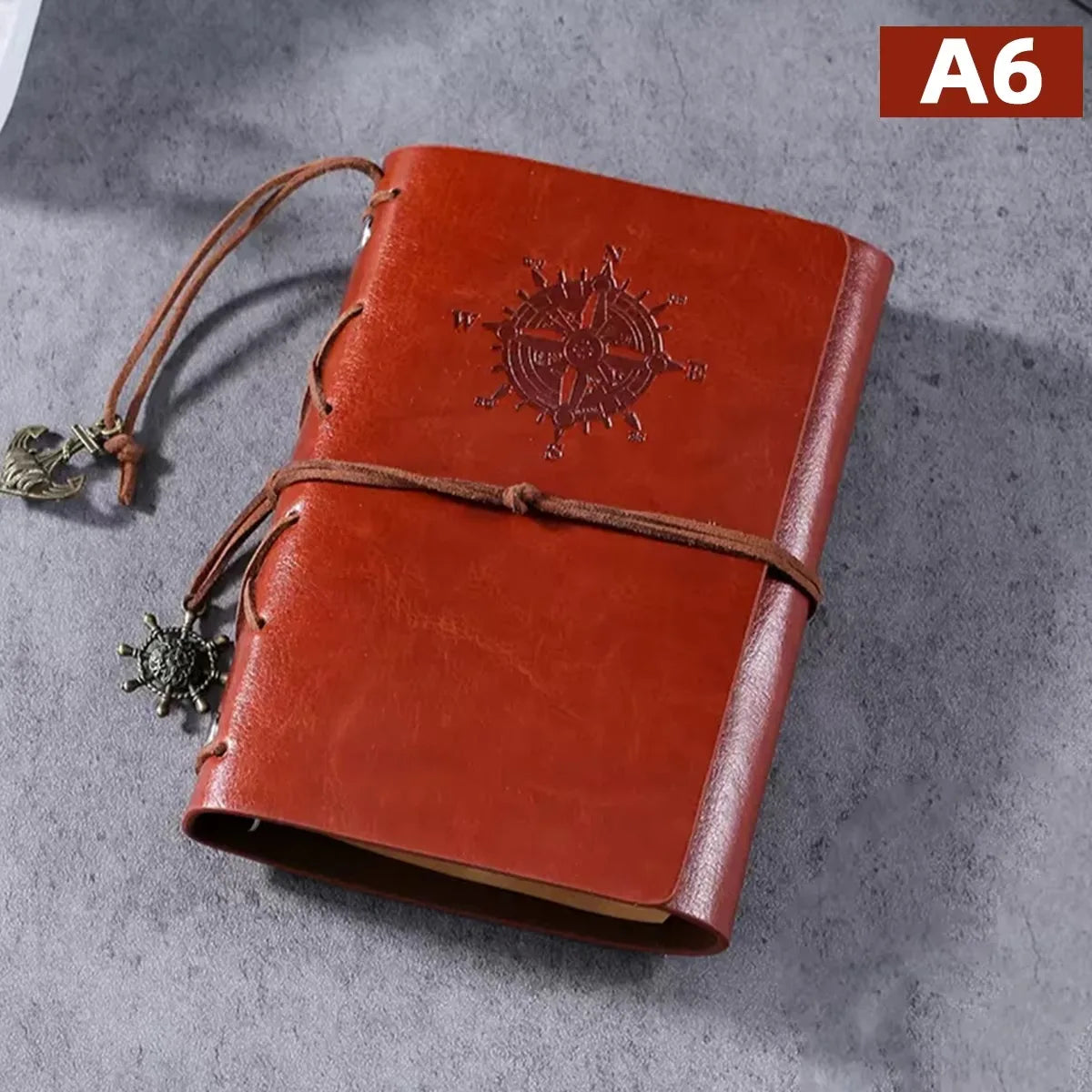 Vintage Traveler’s Leather Journal (Refillable)