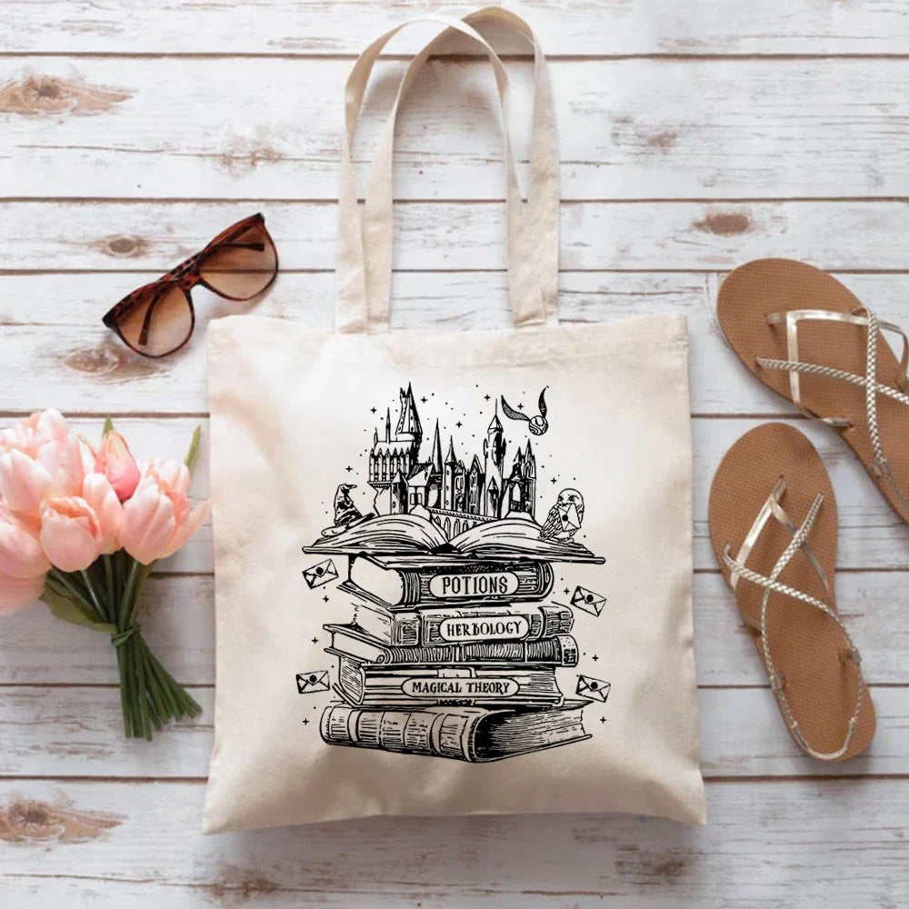 Wizard Castle Canvas Tote Bag
