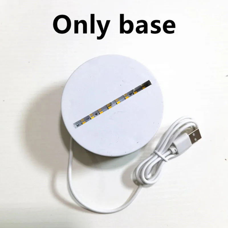 Romantic 3D LED Night Lamp