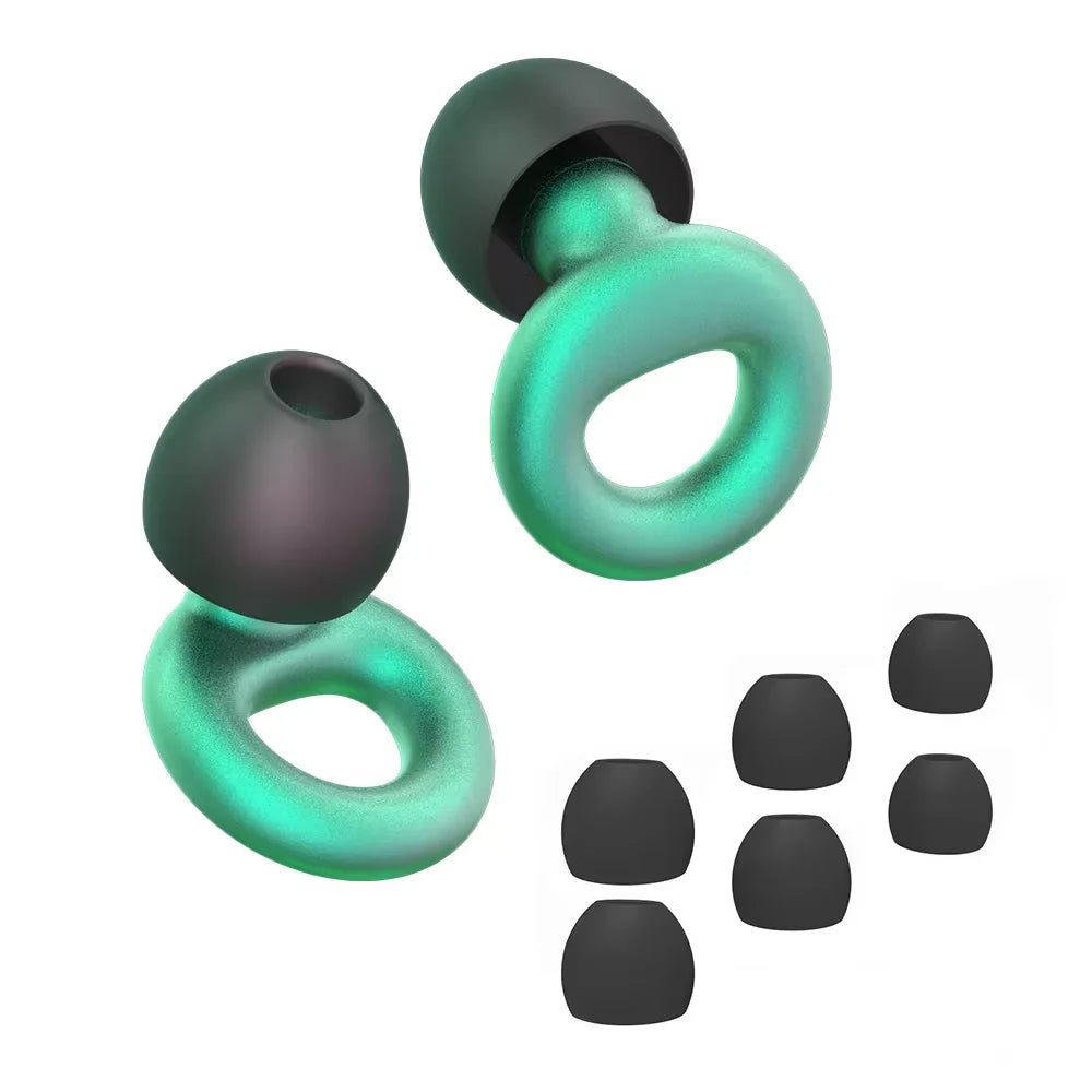 Soft Silicone Noise-Reducing Earplugs