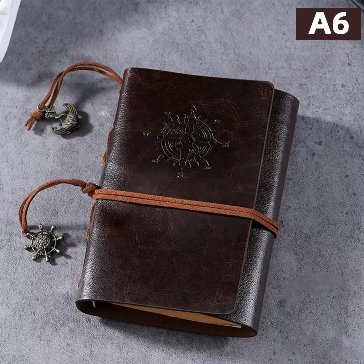 Vintage Traveler’s Leather Journal (Refillable)