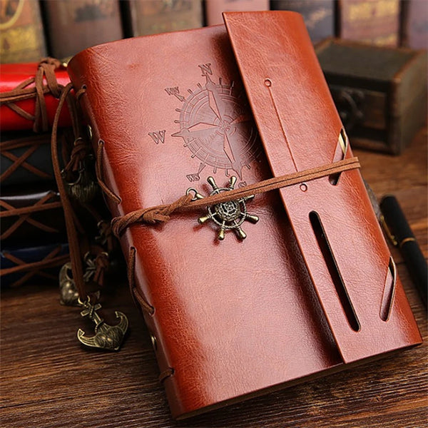 Vintage Traveler’s Leather Journal (Refillable)