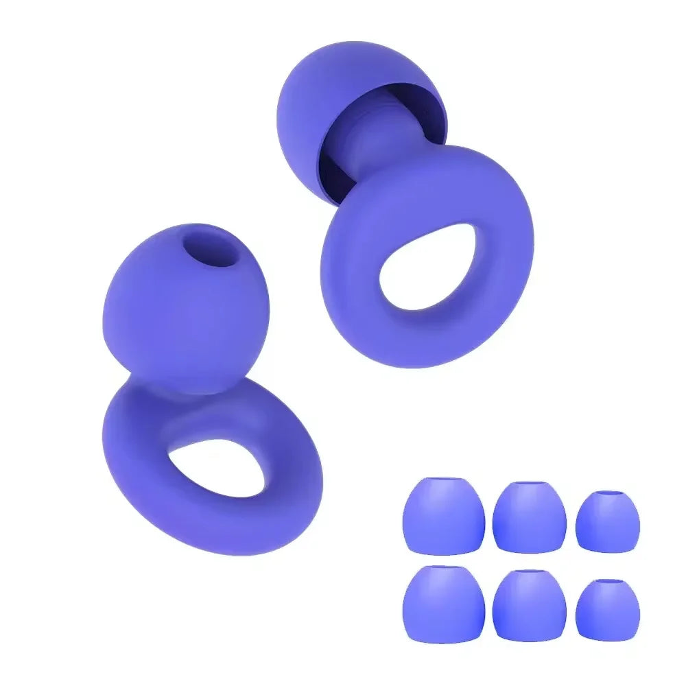 Soft Silicone Noise-Reducing Earplugs