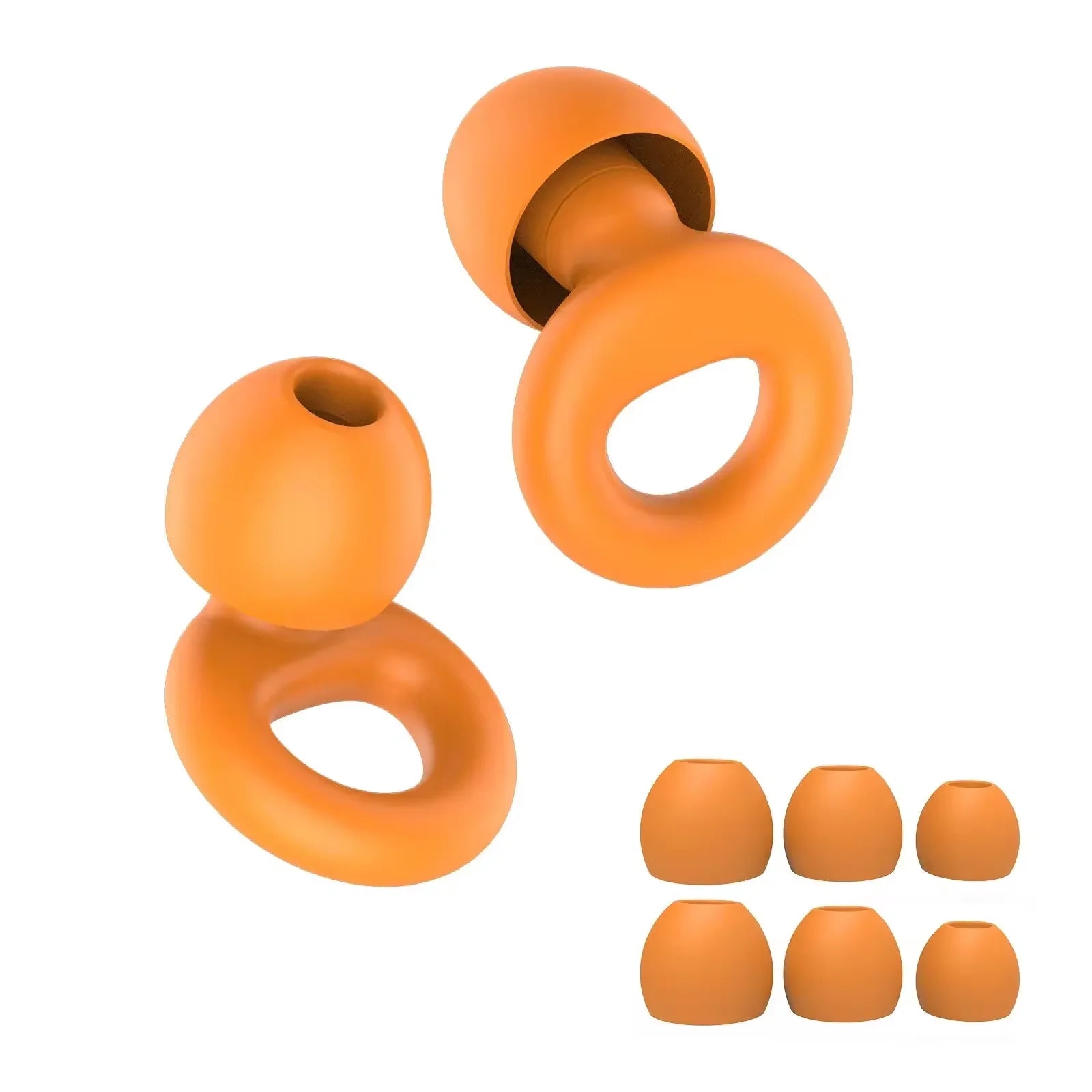 Soft Silicone Noise-Reducing Earplugs