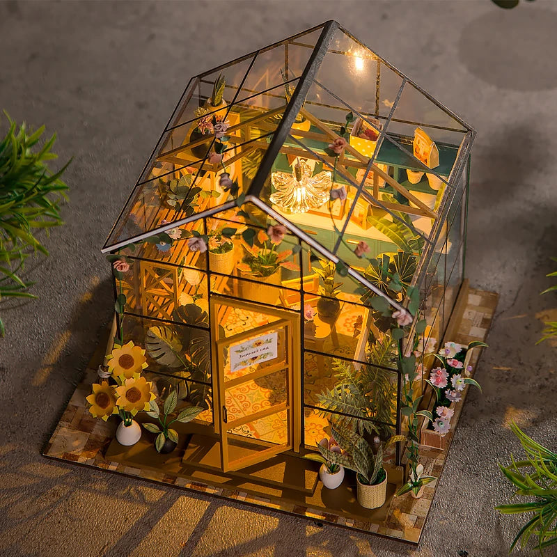 DIY Miniature Flower House – Handmade 3D Puzzle