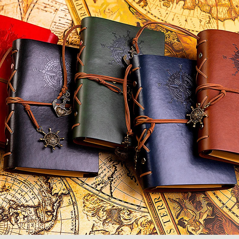 Vintage Traveler’s Leather Journal (Refillable)