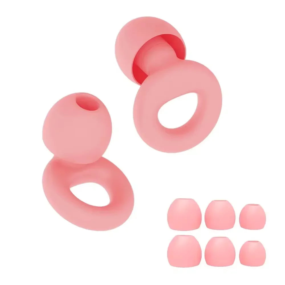 Soft Silicone Noise-Reducing Earplugs