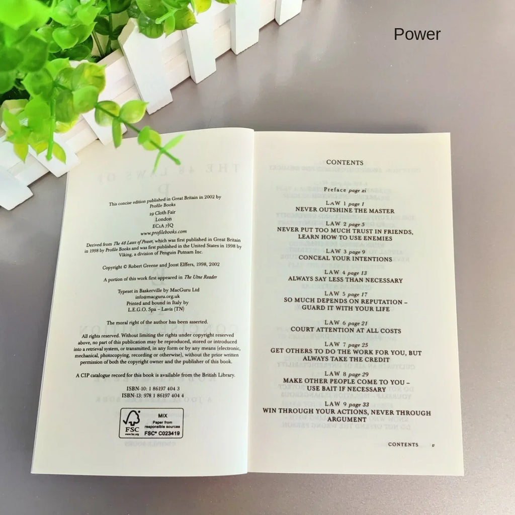 Robert Greene’s 48 Laws of Power (Concise) – Motivation & Strategy